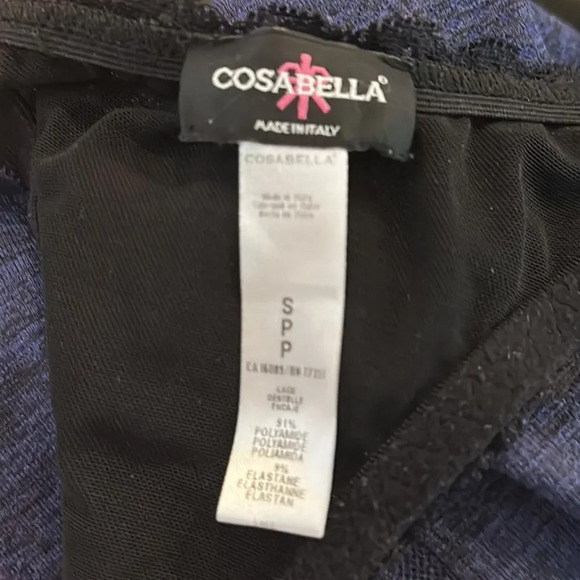 Cosabella bralette sz S black lace good pre owned condition - Picture 4 of 4